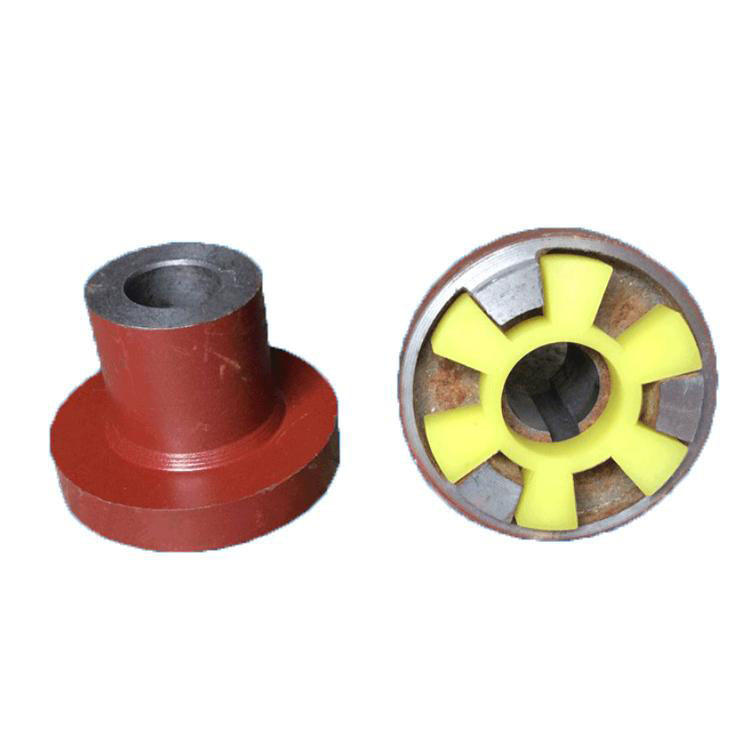 加工定制 泵用三爪联轴器 铸铁电机联轴器 大扭矩刚性联轴器