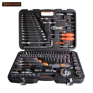 sheffield钢盾s110001 120 1件套汽保维修组套机修工具121件-阿里巴巴