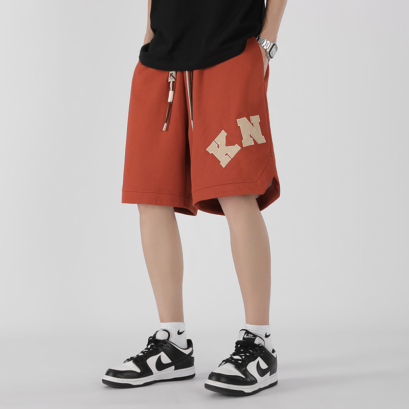 男士夏季短裤休闲运动裤款式潮牌63%棉 37%聚酯纤维黑色杏色订货