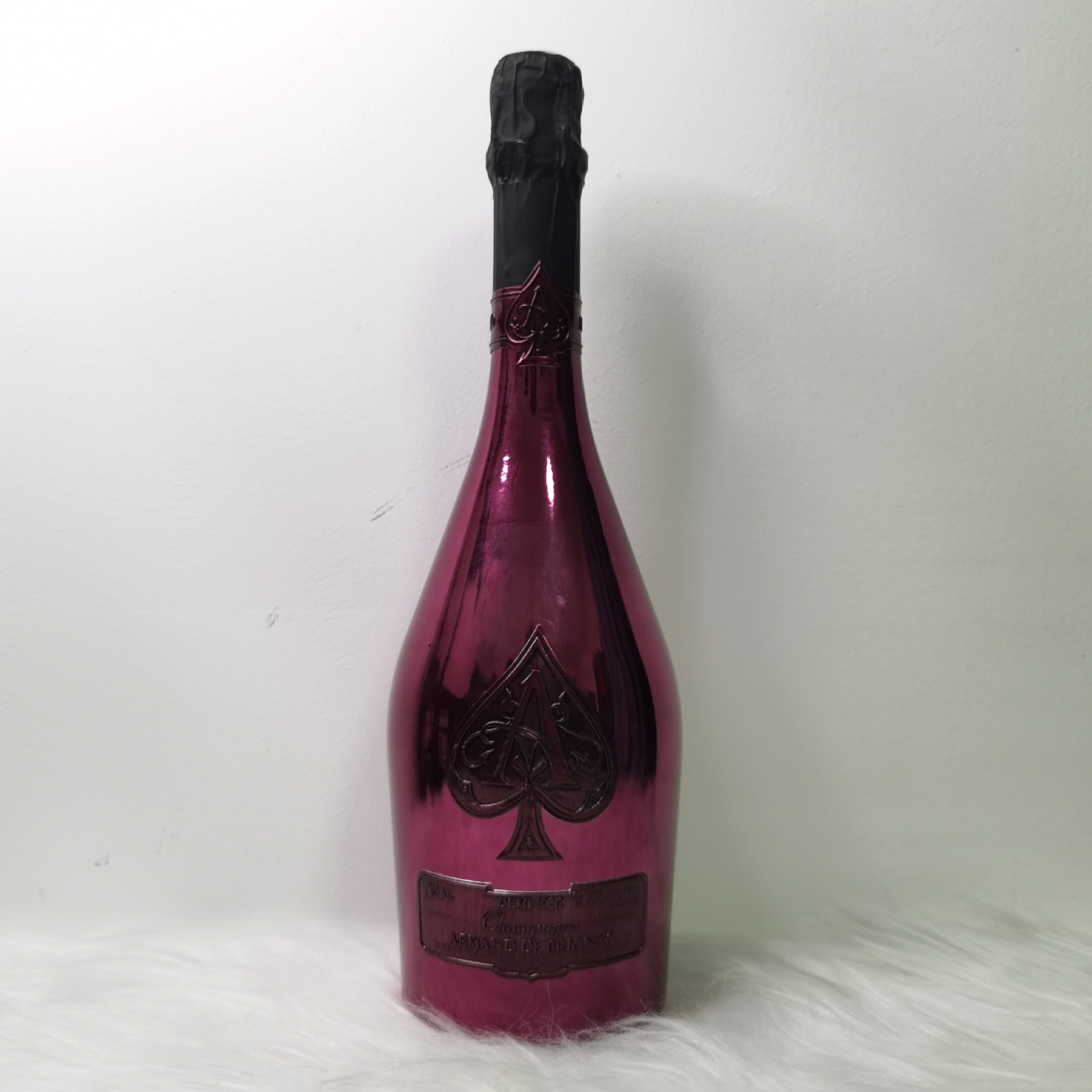 顺丰包邮 法国原瓶 黑桃a紫金版香槟起泡酒钢琴烤漆布袋装葡萄酒