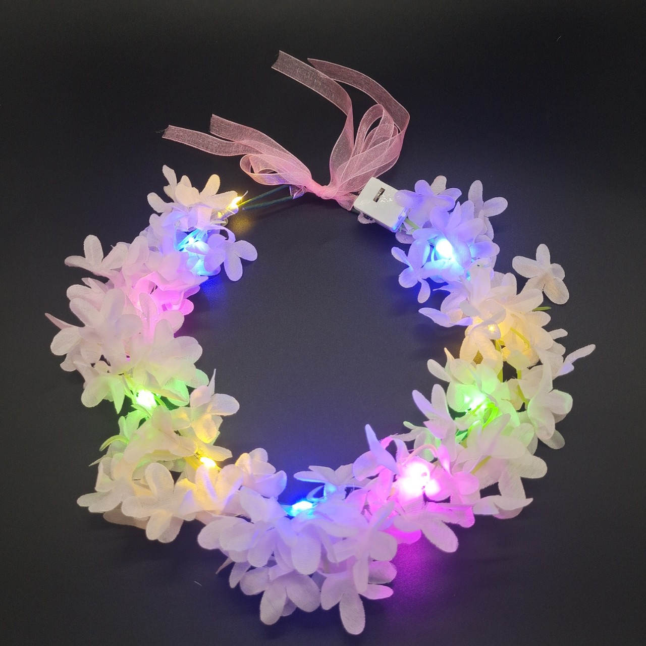 luminous garland hair band scenic spot night market promotion market best-selling head ring factory wholesale