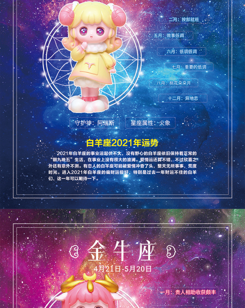 厂家现货十二星座惊喜盲盒手办玩具潮玩桌面装饰品生日礼物采购价格