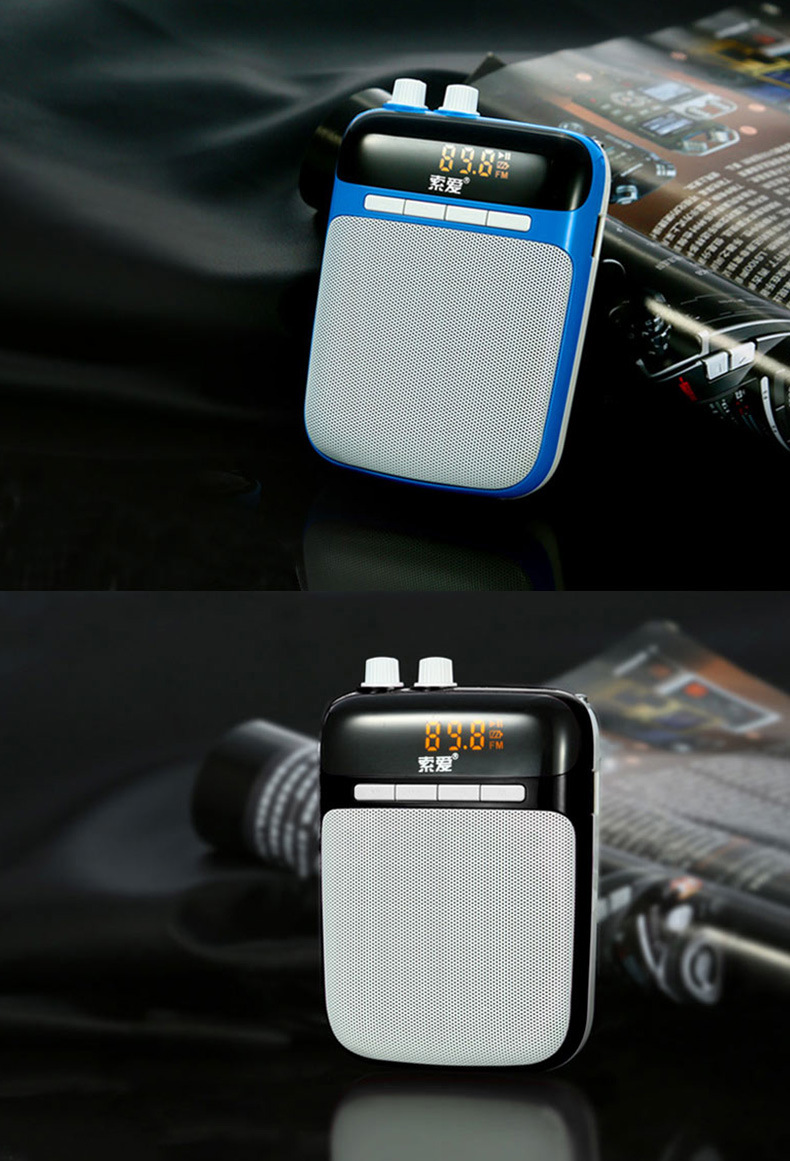 索爱s-318 扩音器小蜜蜂教师讲课导游导购插卡蓝牙播放器喇叭清晰