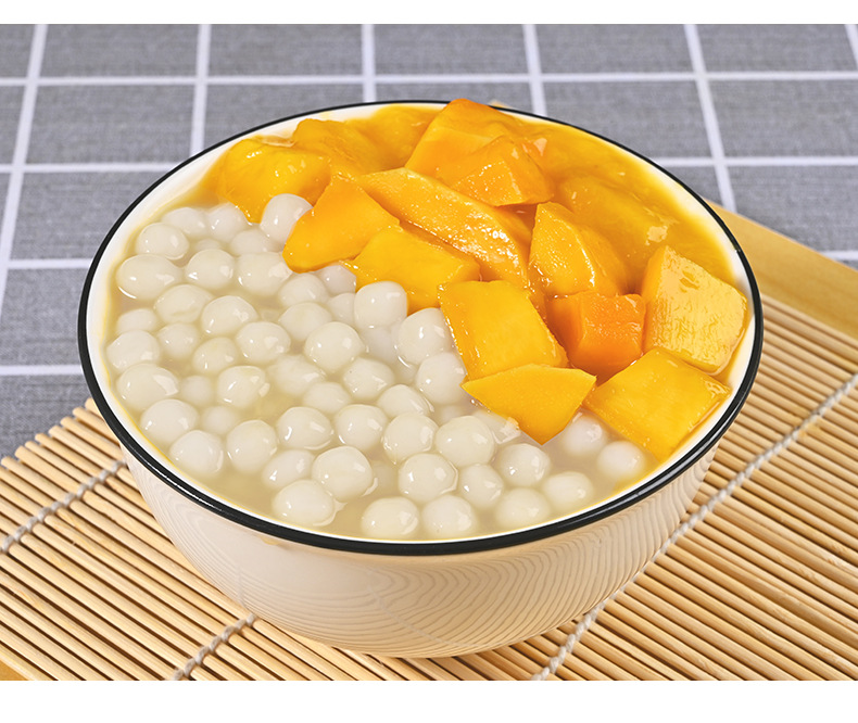 糯米小丸子多芒白玉小圆子米酒酿小汤圆无馅珍珠芋圆奶茶甜品批发