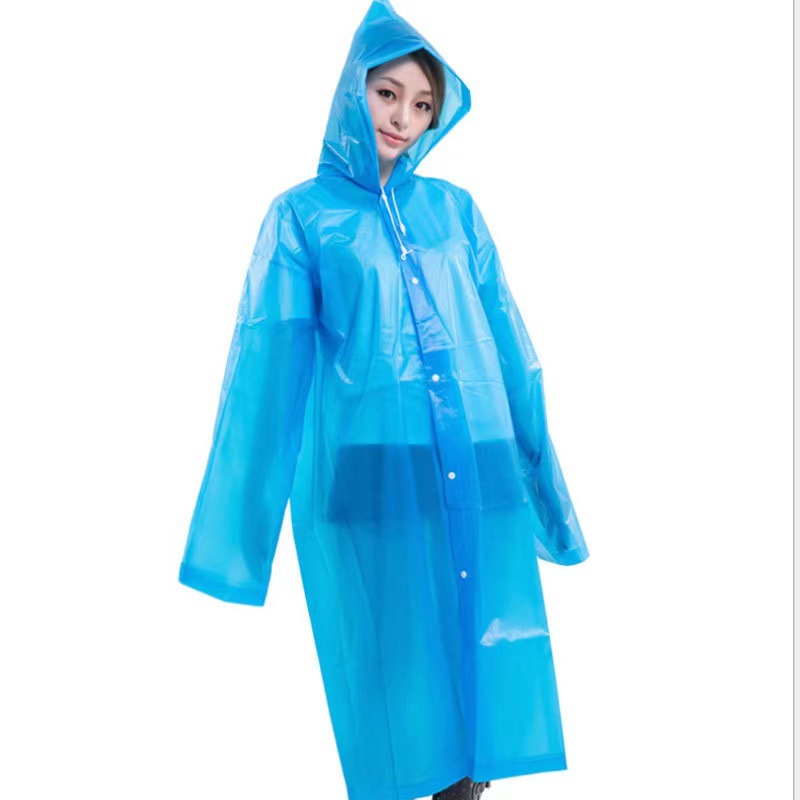 厂家批发加厚eva连体雨衣 非一次性雨衣 学生旅游景区漂流雨衣