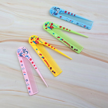 儿童饰品便携折叠可爱卡通小梳子实用宝宝口袋尖尾梳子分缝分发梳