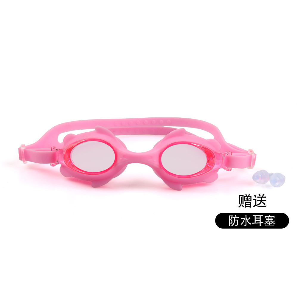 Children's Swimming Goggles Waterproof Anti-Fog Hd Swimming Glasses for Boys and Girls Cute Cartoon Swimming Goggles for Kids and Babies