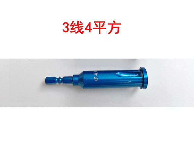 Hexagonal Handle Bit/4 Connector Parallel Wire Automatic Peeling Cable Winder Electrical Wiring Tools