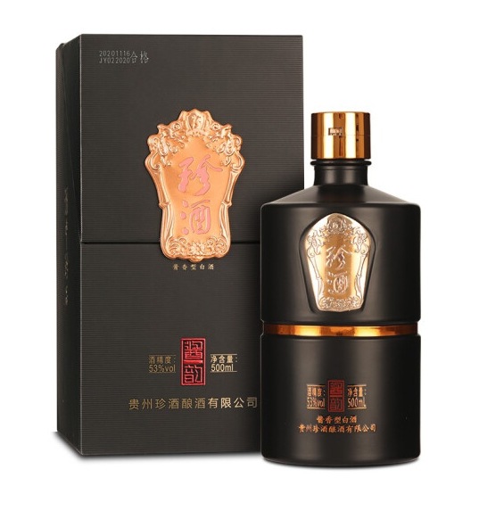 贵州 珍酒 酱韵酒 酱香型白酒53度500ml*6瓶装宴请送礼收藏-阿里巴巴