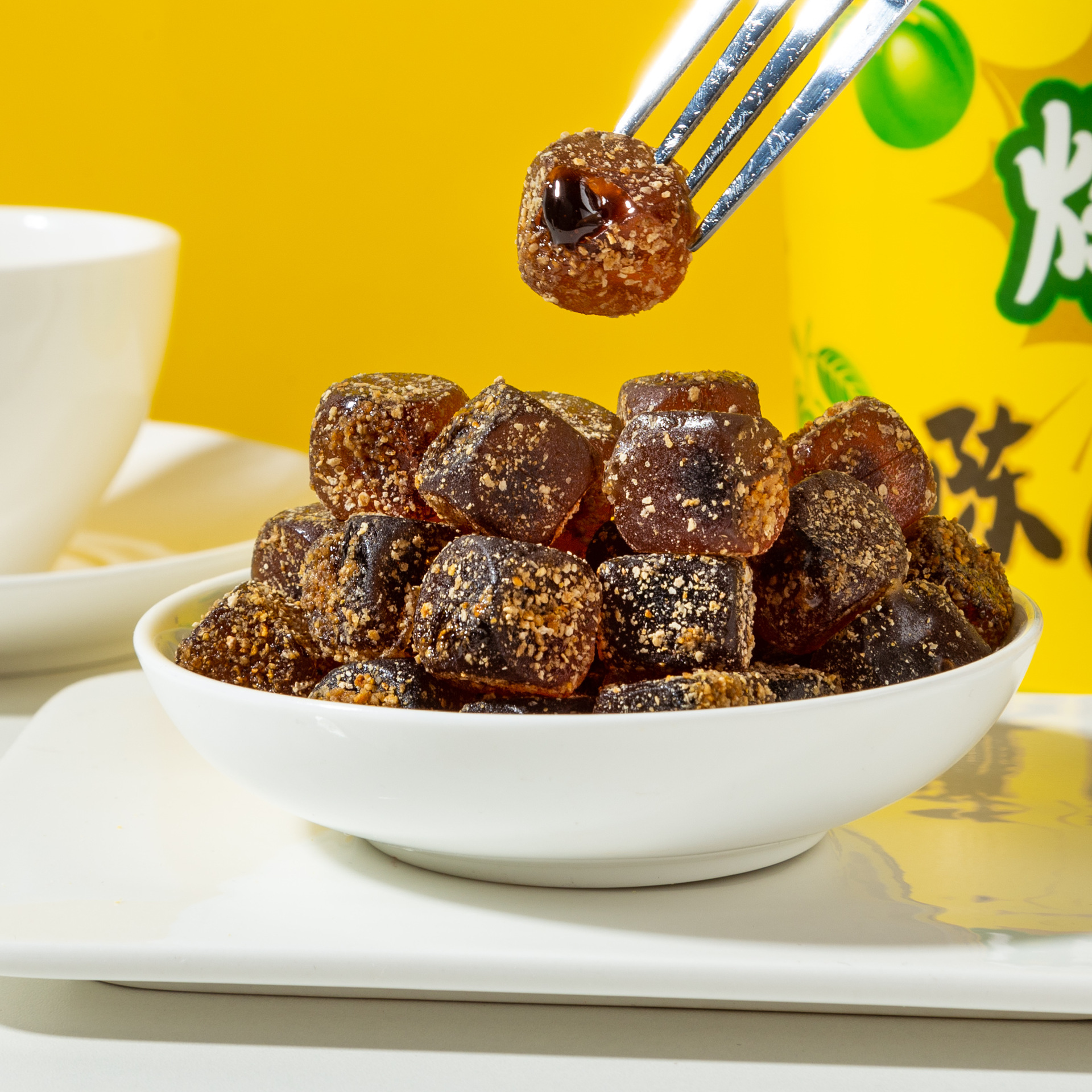 流心陈皮糖爆浆陈皮软糖水果夹心软糖果网红零食社群团购厂家批发