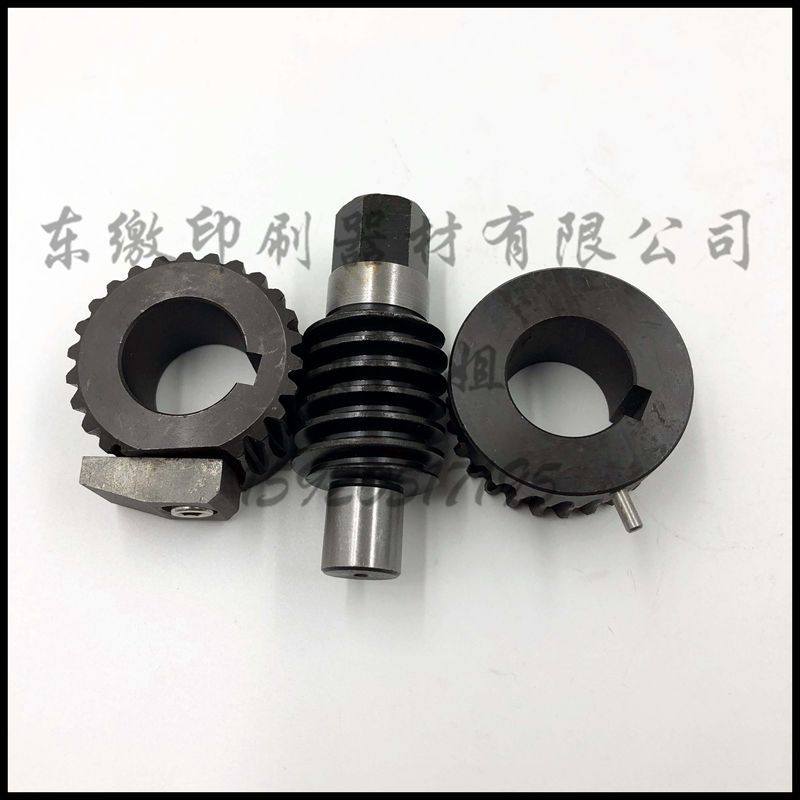 海德堡印刷机配件 cd102过油组胶布蜗轮蜗杆齿轮 一套-阿里巴巴