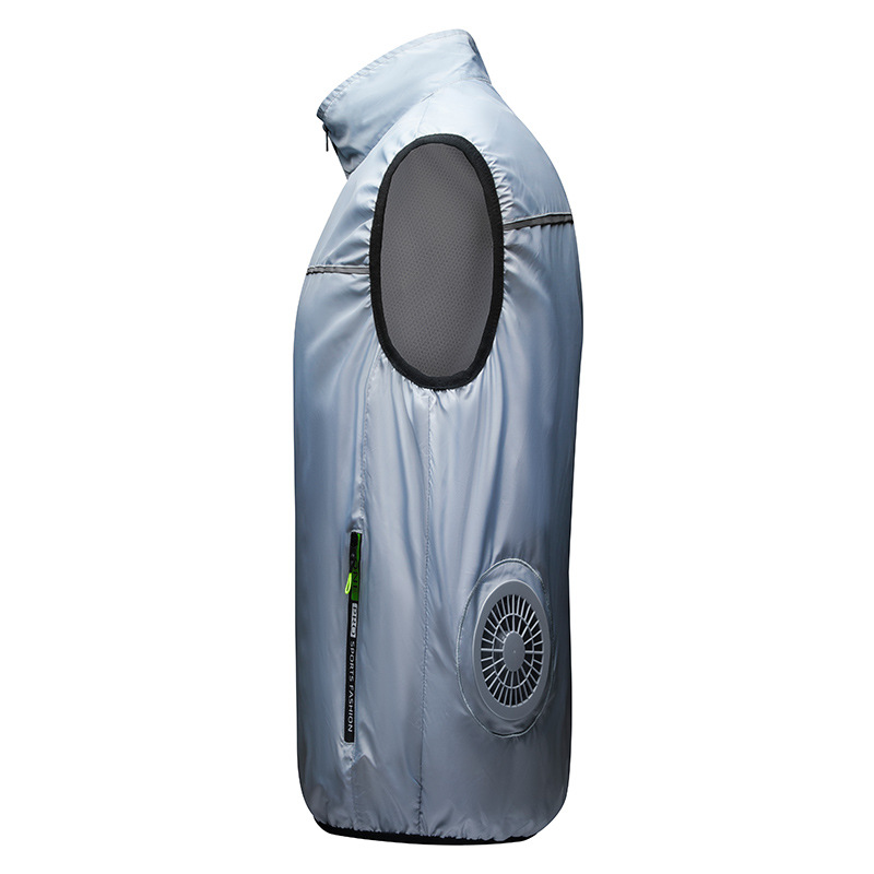 工厂空调衣usb充电带风扇服防晒衣服空调服工服制冷降温迷彩马甲