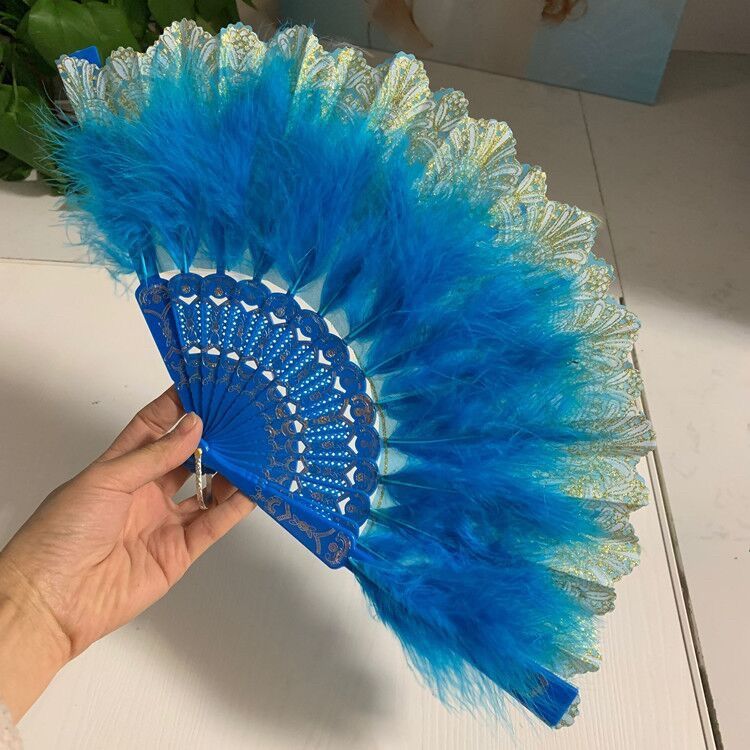 羽毛扇羽毛扇子折扇舞蹈扇咏春扇子学生扇肚皮舞扇广场舞扇表演扇