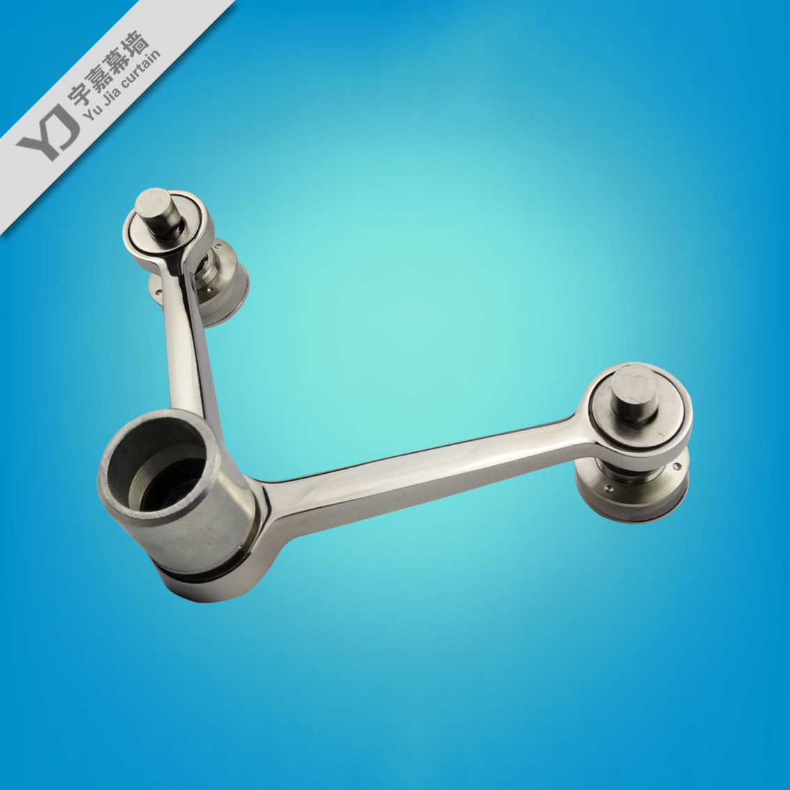 厂家批发304不锈钢驳接抓 建筑工程爪 幕墙配件 250A型两爪90度