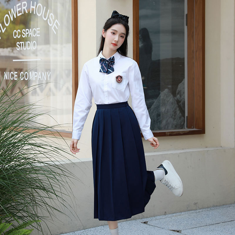 毕业班服套装合唱诗歌朗诵比赛演出服校服英伦学院风高中初中学生