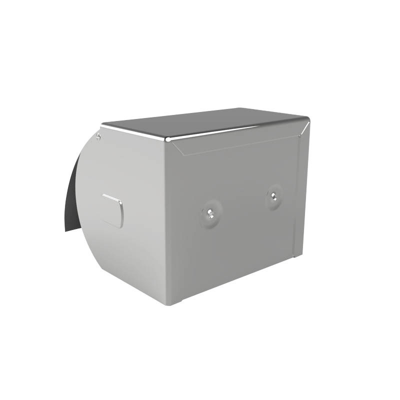 Wald Stainless Steel Small Tissue Box Large Roll Paper Box Large Paper Extraction Box Hotel Tissue Box Household Hotel Tissue Holder