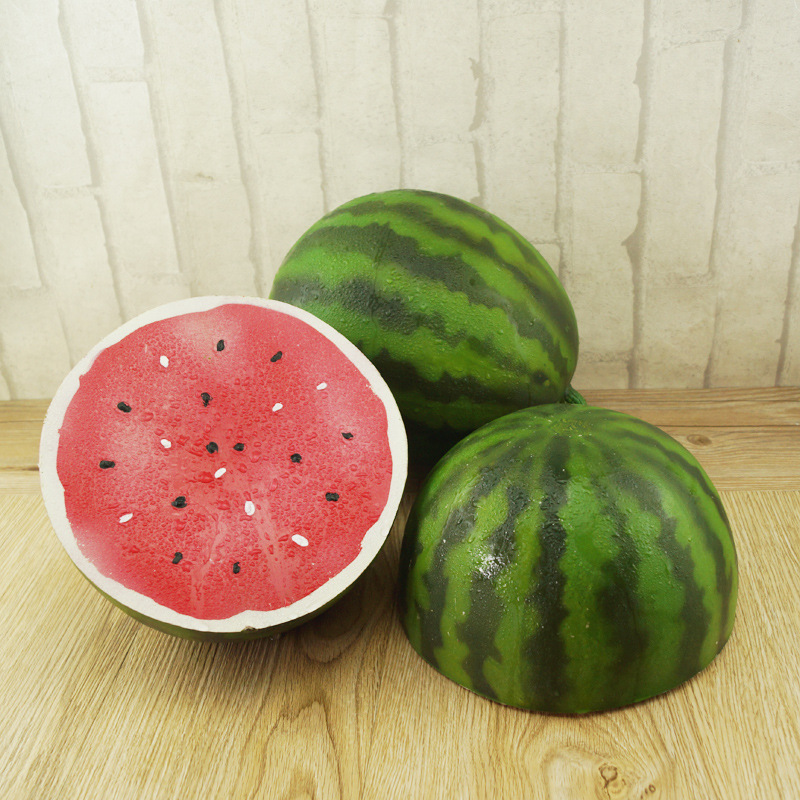 特大塑料西瓜模型 假水果仿真水果道具摆件假西瓜装饰品摆设静物