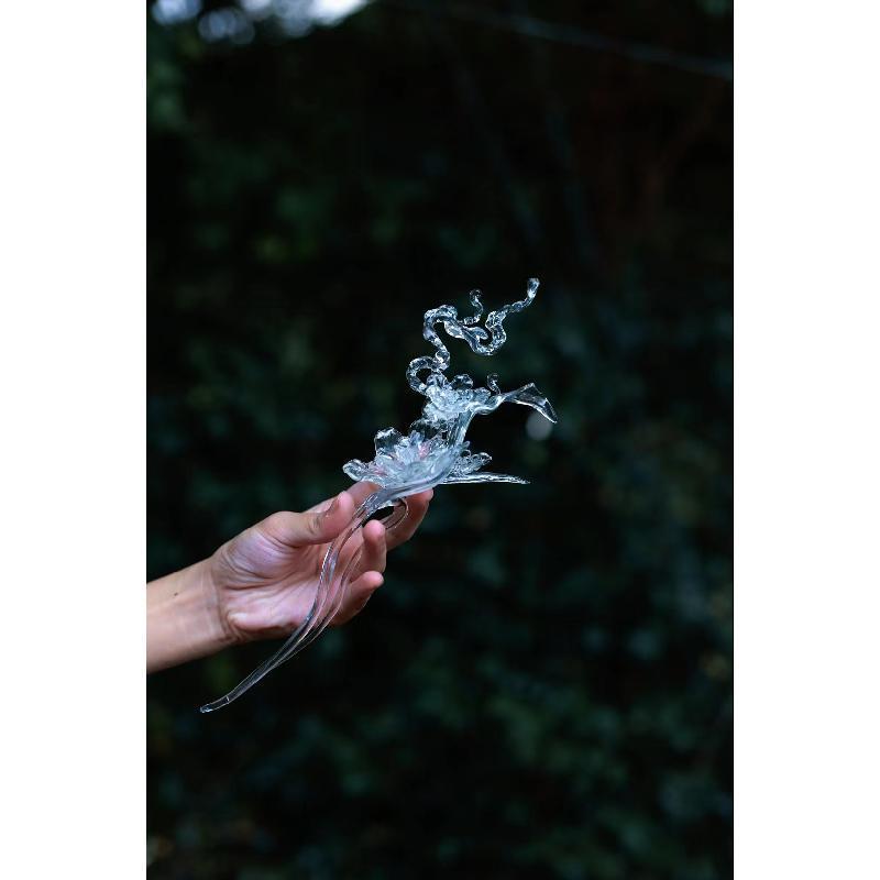 打印树脂发簪古风汉服配饰国风饰品-阿里巴巴