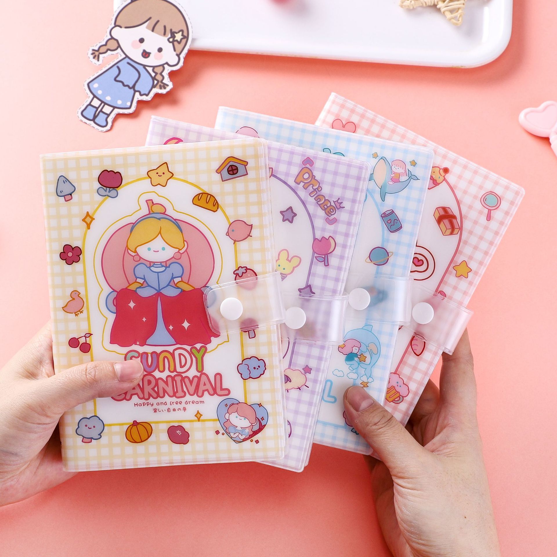 伊莎儿36k128张胶套本(恋物志)手帐本小清新可爱笔记本子文具