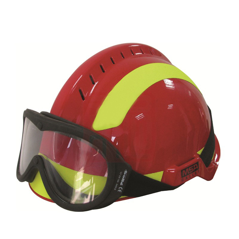 梅思安 10164320 f2救援头盔带透气孔消防装备抢险森林救援头盔