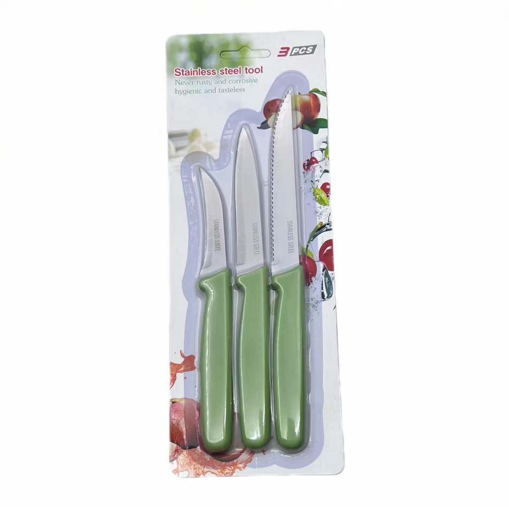 Factory in Stock Supply Stainless Steel Set Knife Fruit Knife Steak Knife Fruit Knife Peeler Saw Knife