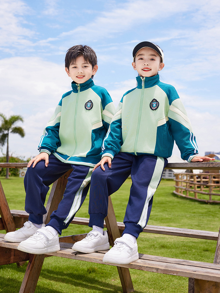 儿童校服套装小学生班服春秋季三件套一二三四年级班服幼儿园园服