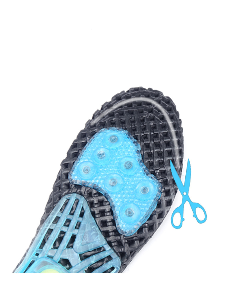 跨境热卖高弹减震运动鞋垫弹簧弹力鞋垫防臭篮球运动跑步耐磨鞋垫