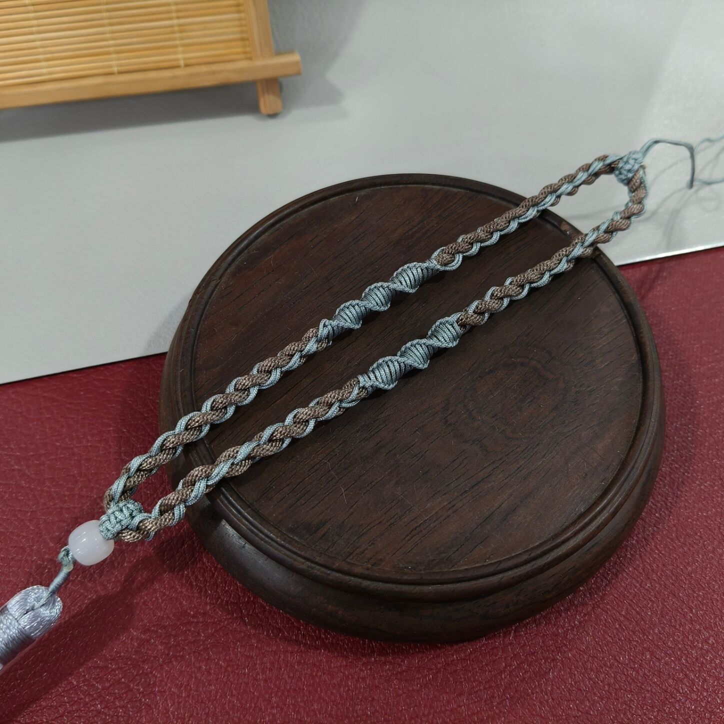 新款全手工高档加粗手工编织手把件绳diy文玩绳子玉器玛瑙把件吊