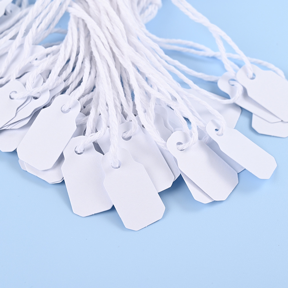 葫芦形空白小吊牌现货销售网红跨境15x25 35x45穿绳吊牌整套批发