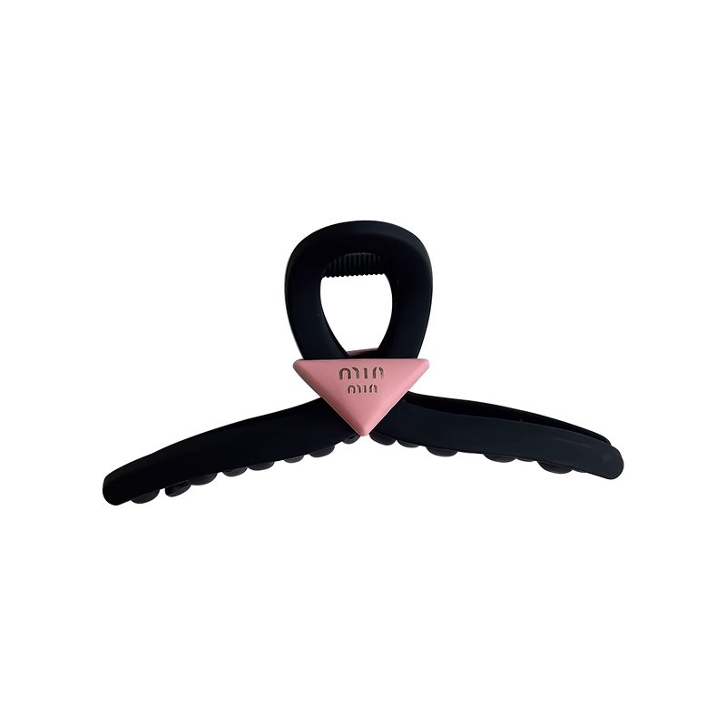 Pink Love Triangle Grip Sweet Cool All-Match Updo Hairpin High-Grade Hair Accessories for Women Shark Clip Large Size Hair Volume