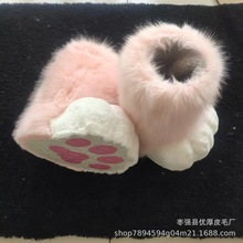 兽装兽脚直腿曲腿fursuit兽装配件可爱毛茸茸cosplay户外兽脚