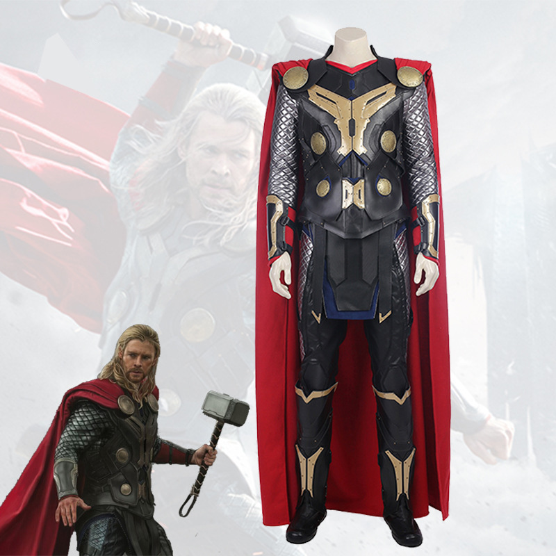 点雅cos雷神2锤子cosplay服装披风鞋子盔甲全套外贸一件代发
