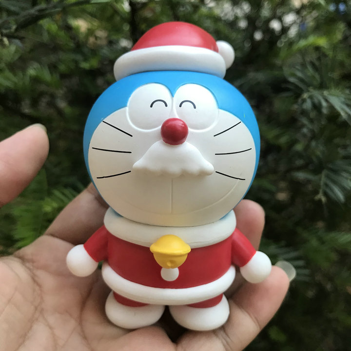 正版散货 机器猫叮当猫 圣诞装系列 限定版 手办静态哆啦a梦-阿里巴巴