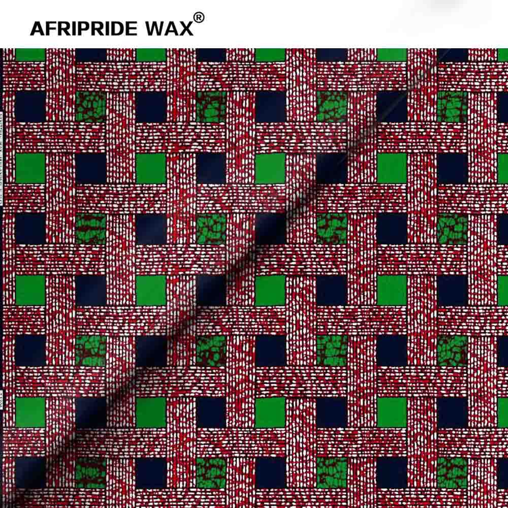 Foreign Trade African Ethnic Duplex Printing Fashion Clothing Batik All-Cotton Fabric Afripride Wax 734