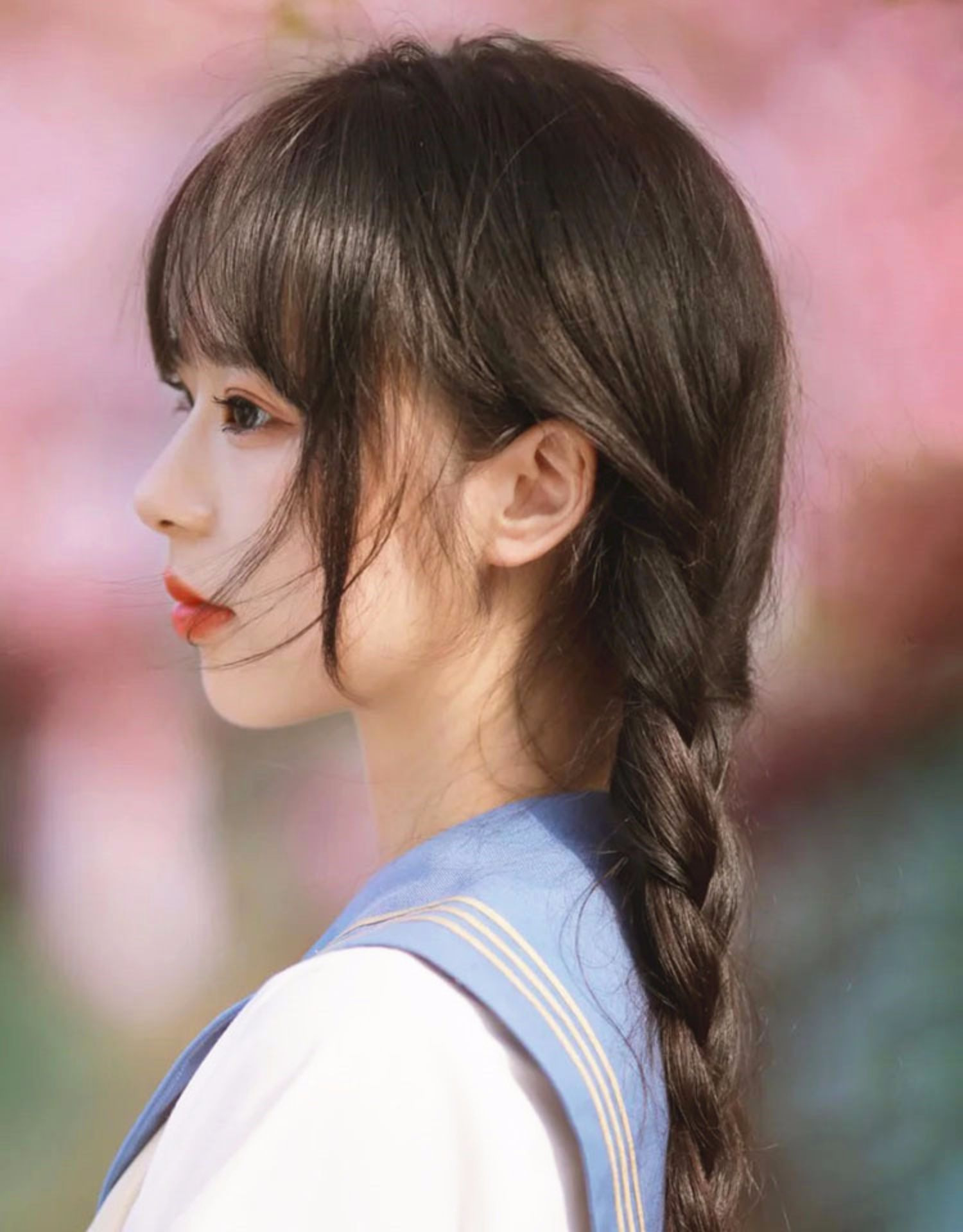 小千代假刘海假发女真人发丝网红空气刘海自然前额刘海假发片批发