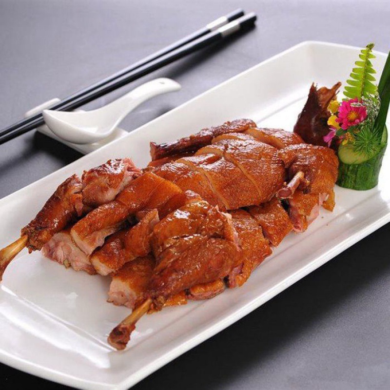 樟茶鸭四川成都特产农家土酱茶香熟食即食板鸭肉零食卤味香