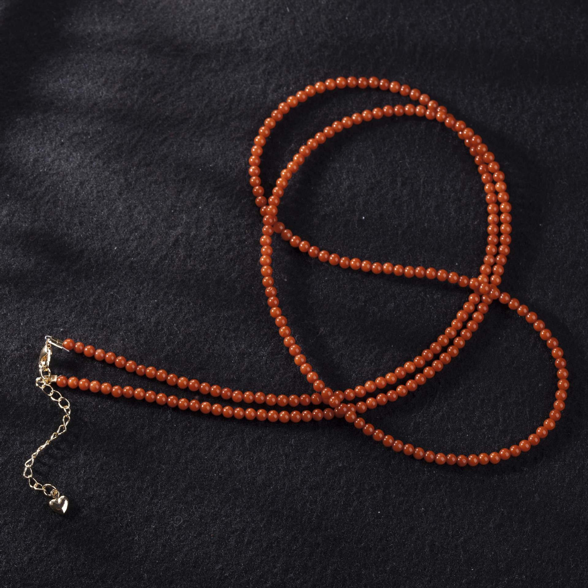 红珊瑚仿珊瑚毛衣链精品锁骨链本命年礼物项链女-阿里巴巴