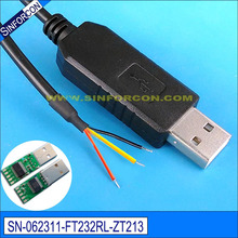 FT232 USB串口转接线FTDI USB RS232 WE 1800 FT232R串口通讯线缆