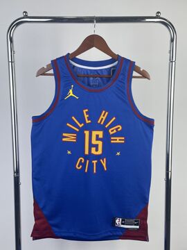 23赛季掘金队飞人限定1号小波特约基奇27号穆雷50号戈登nba球衣