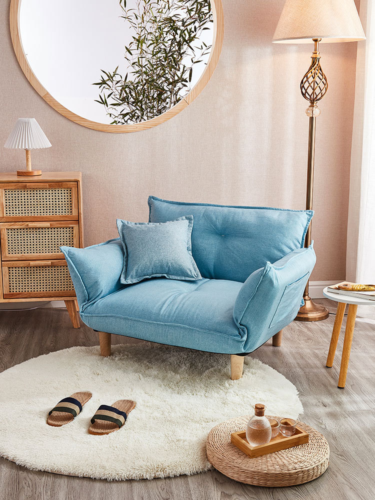 日式懒人沙发双人榻榻米沙发床软卧室小户型沙发可折叠多功能创意