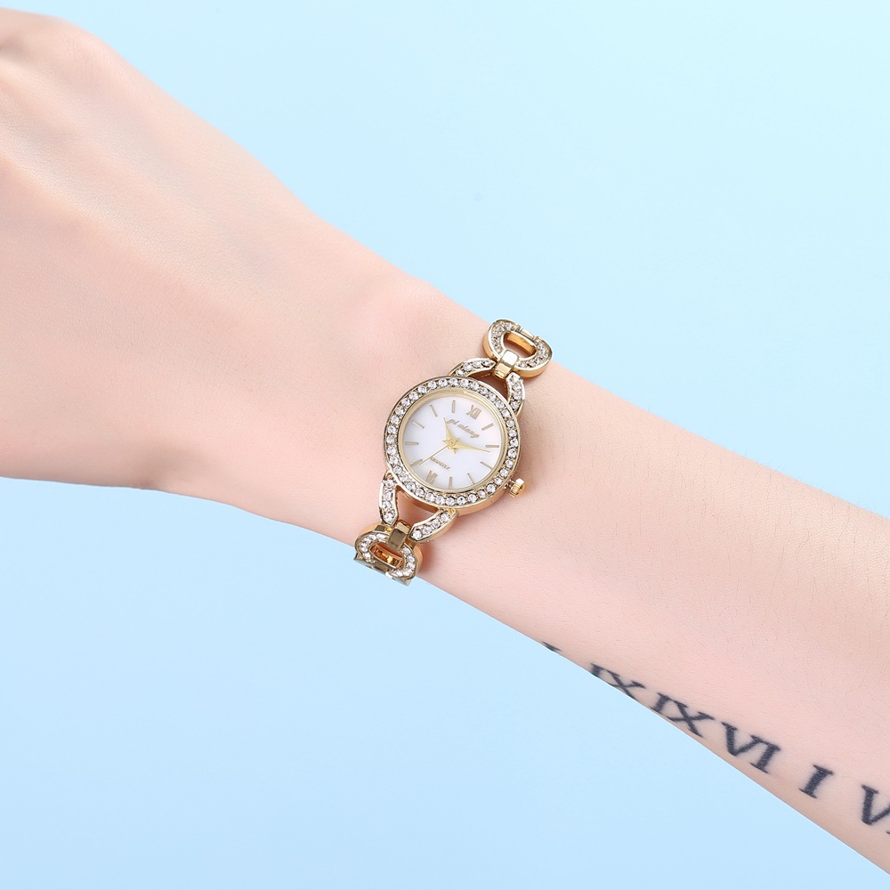 Silver Bracelet Women's Watch Student Korean Style Simple and Casual Nail Fashion 2021 New Mori Women's