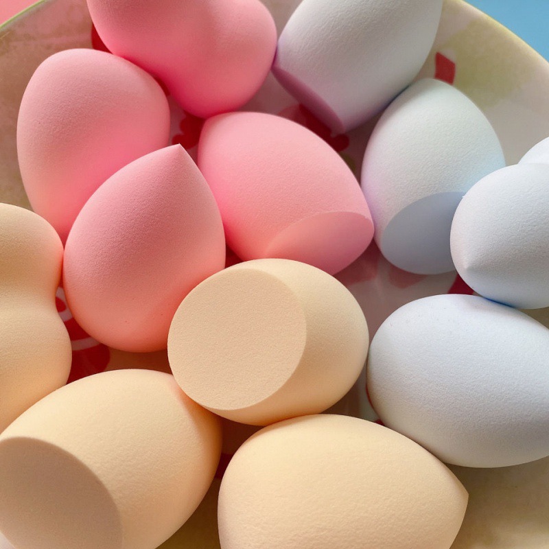 粉扑蛋20个,100个彩妆美妆海绵葫芦水滴斜切射面粉扑化妆不吃粉