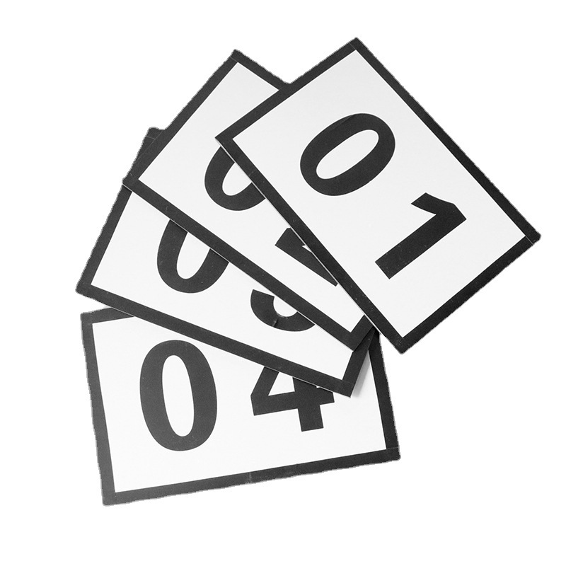 灯具号码牌演播室录播教室led平板补光灯数字指示牌编号牌