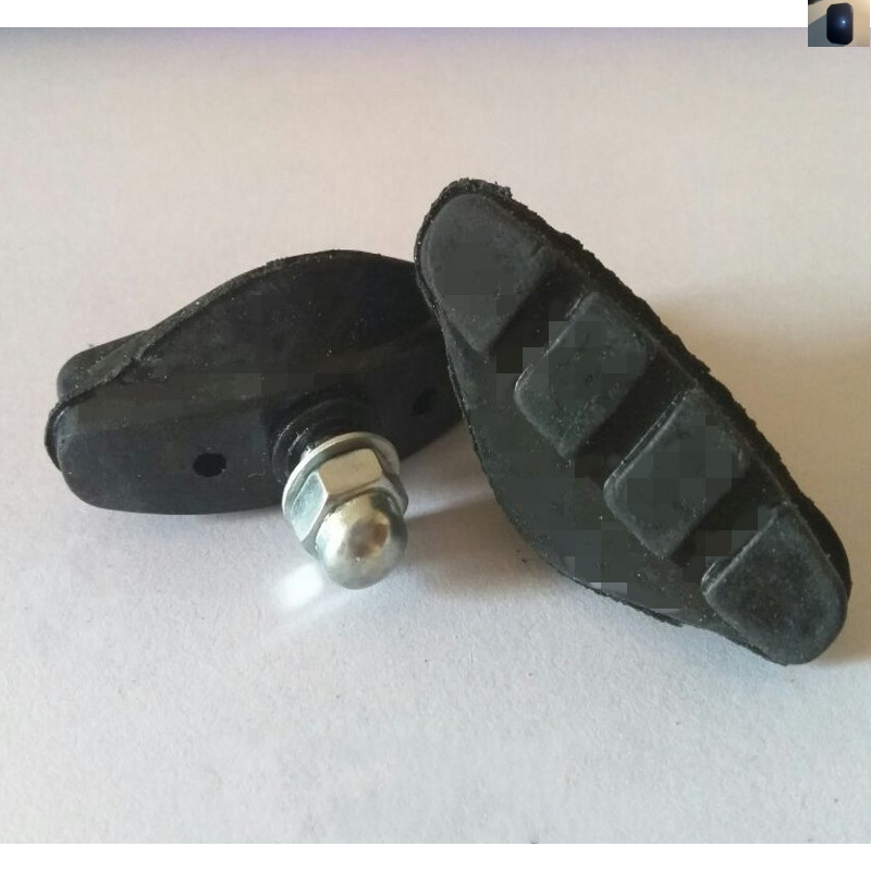 公路车死飞自行车刹车胶皮c闸抱闸弓形刹车片死飞刹车胶配件包邮