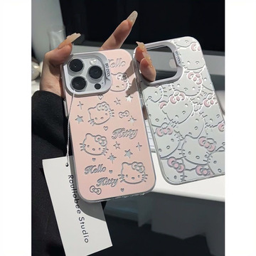 可爱凯蒂猫适用苹果12手机壳iphone15plus防摔14promax硬13创意11