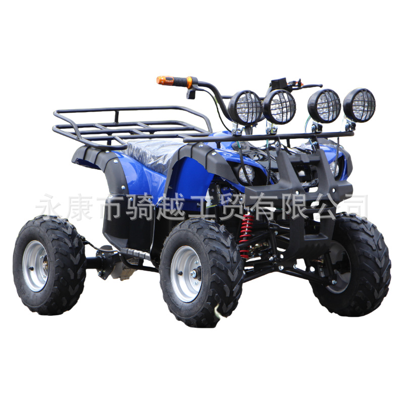 atv沙滩车四轮越野摩托车电动小公牛卡丁车48v60v轴传动差速电机