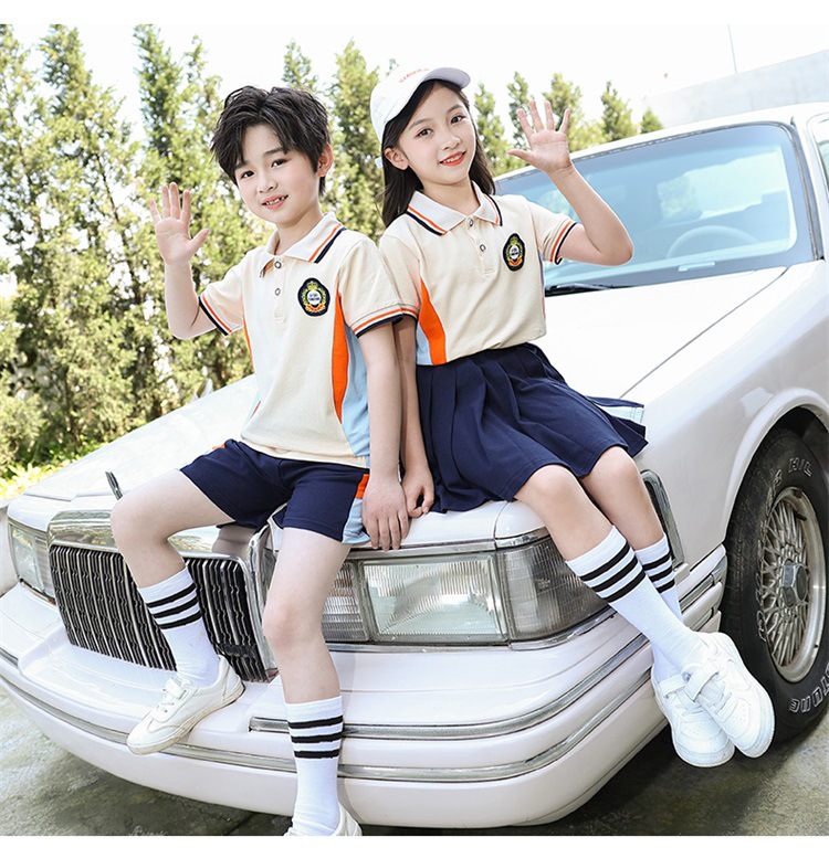 小学生校服夏装儿童班服套装夏款毕业服夏季幼儿园园服短袖英伦风