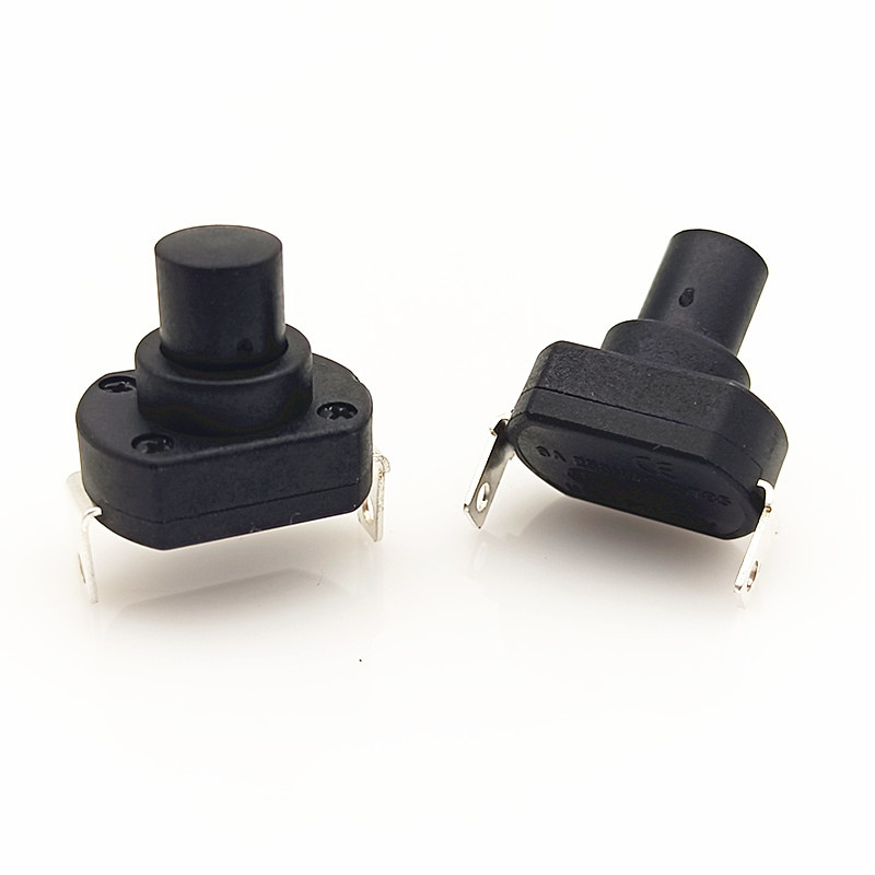 按钮按键开关 kan-9 大电流自锁开关 1318 电源开关 6a自锁按键