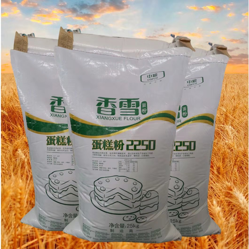 香雪2250低筋面粉蛋糕用小麦粉蛋糕粉低筋粉糕点面粉25烘焙原料