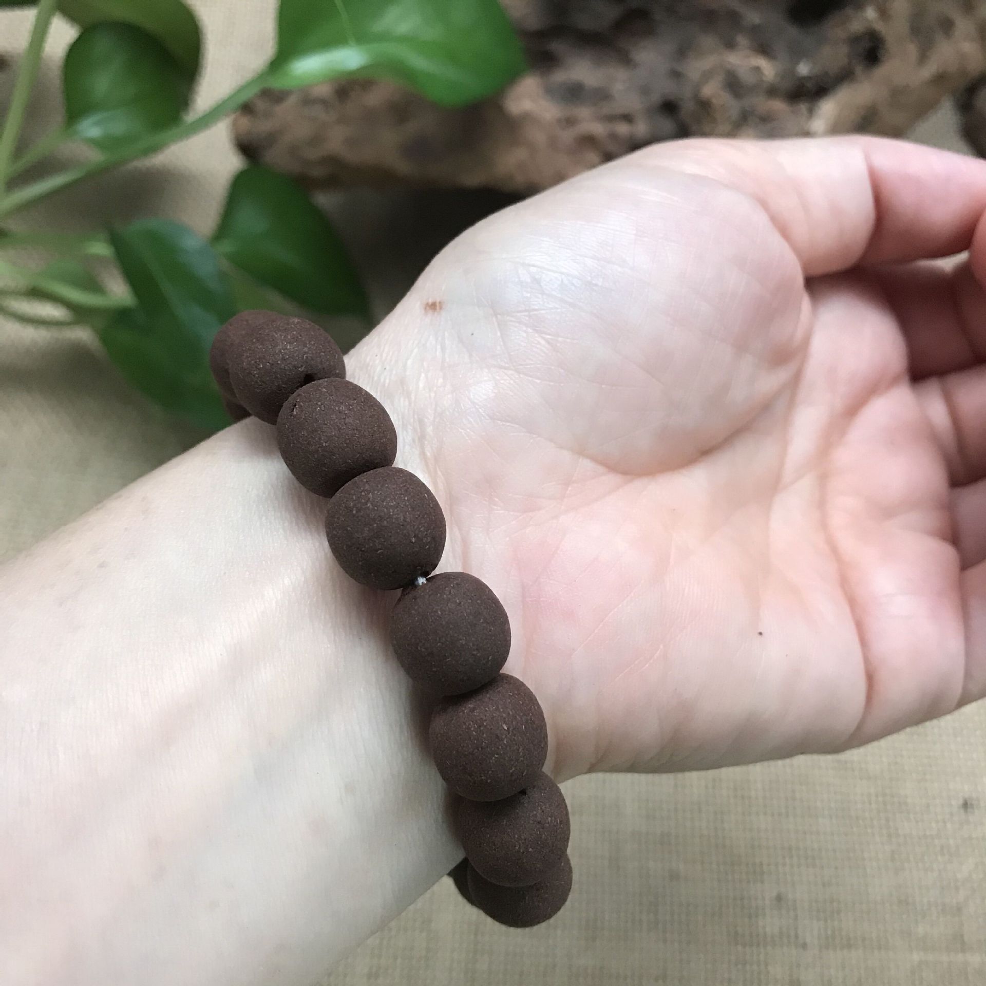 静慧文化 香味桂花香丸手串 降真香手串手链 古风合香老山檀手串